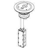 Legrand - Wiremold 4FFATC Flush Furniture Feed Poke-Thru Assembly